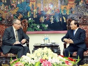 Phó Thủ tướng Nguyễn Xuân Phúc tiếp Phó Tổng Thư ký LHQ Yury Fedotov - ảnh 1
